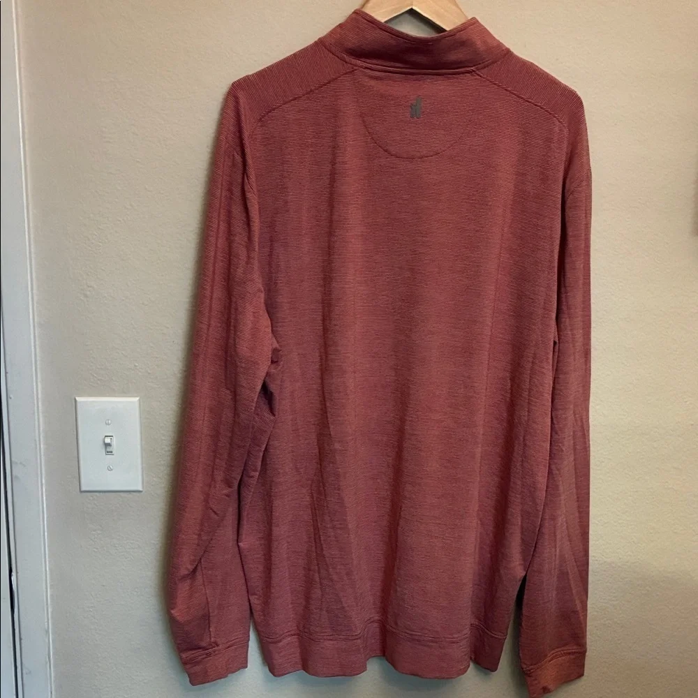 Johnnie-O Burnt Rust 1/4 zip